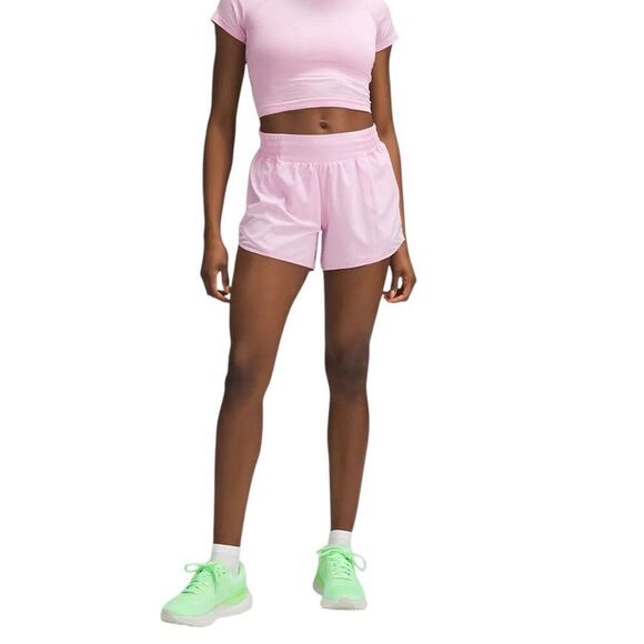 Lululemom Hotty Hot High-Rise Lined Short 4" Vitapink - Picture 5 of 8